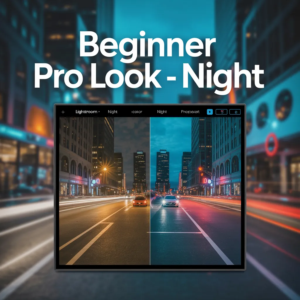 preseturi lightroom noapte